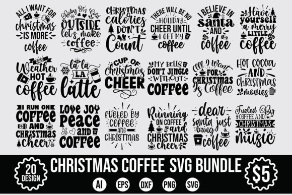 Download Christmas Coffee Svg Bundle - Coffee svg Collection